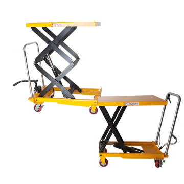 Hydraulic Manual Scissor Lift Table - 1000kg Capacity, 1200x800mm Table Size, 1.2m Lift Height
