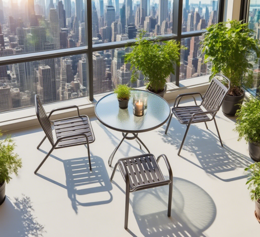 modern patio garden furniture combo set