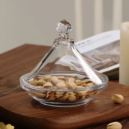 Transparent Glass Sealed Tank Food Storage Jar