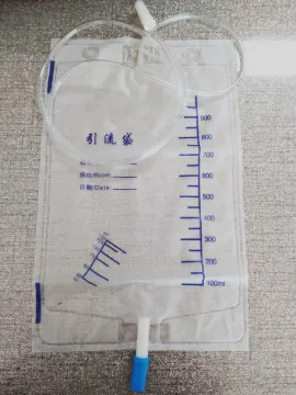 Medical 1000ml urine collection drainage bag for adult