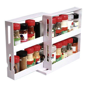 Swivel Store/Cabinet Organizer Spice Rack, Saves Space and Organizes Clutter in Pantry
