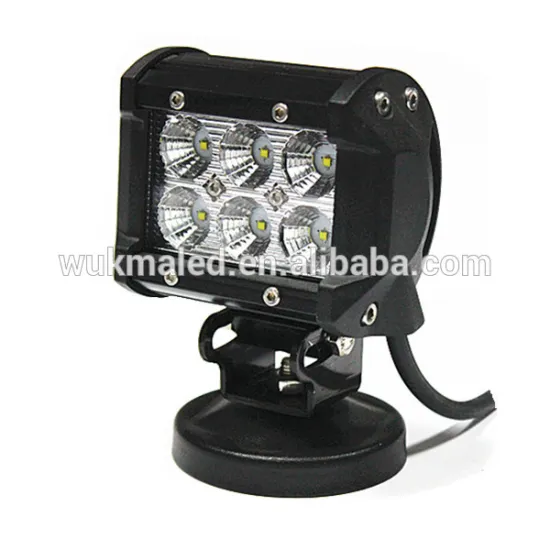 Hot sale mini work lights 12v, aluminum housing led bars IP67, 18w led light bar