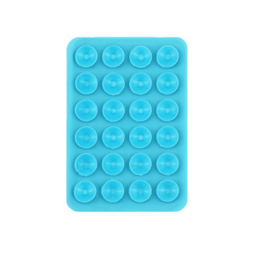 Silicone Sucker Phone Holder - 24 Square Cell Phone Sticker Bracket
