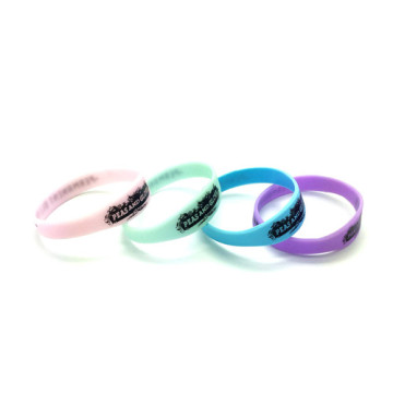 Vòng tay Silicone In Bằng Khăn Vải Được Khuyến mại-202 * 12 * 2mm