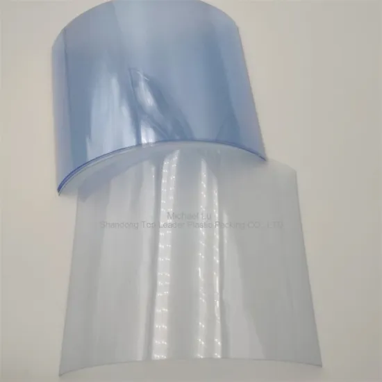 Transparent light blue PETG film for paper-plastic heat sealing and thermoforming