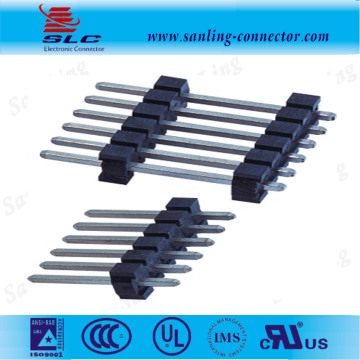 3.96mm pitch 6pin single row straight pin header connector