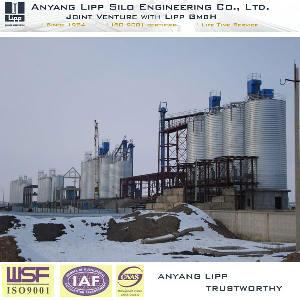 Kasachstan Mineralpulver Verarbeitung Mill Silo Spiral Silo