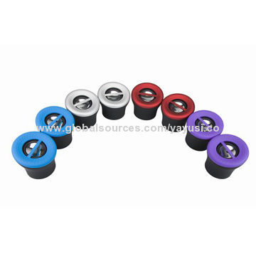 2.0CH Computer Speakers with Sub-woofer, Sized 86 x 86 x 416mm