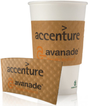 disposable paper coffee cup