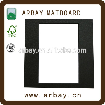 Wholesale beautiful black core painting frame black mount board