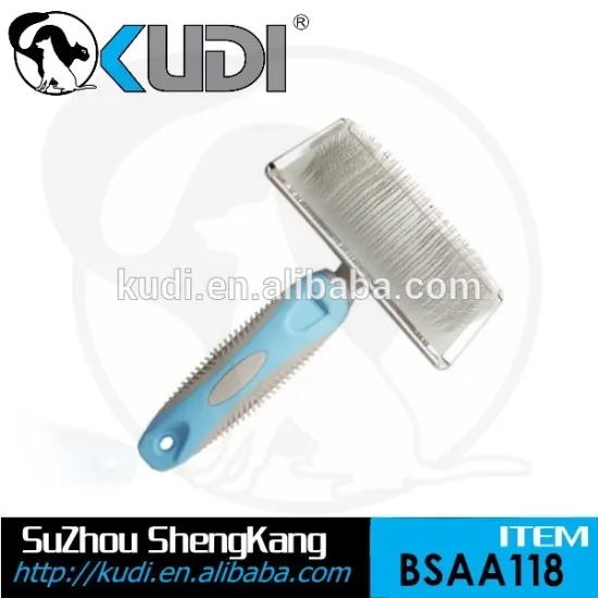 Professional grooming product stainless steel pin pet slicker brush