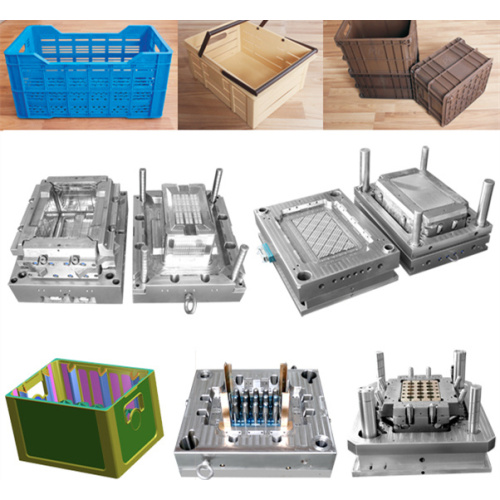 Plastic customized vegetables crate and bear crate mould