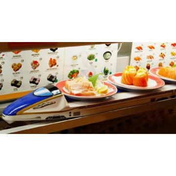 Straight Line Delivery of Revolving Sushi