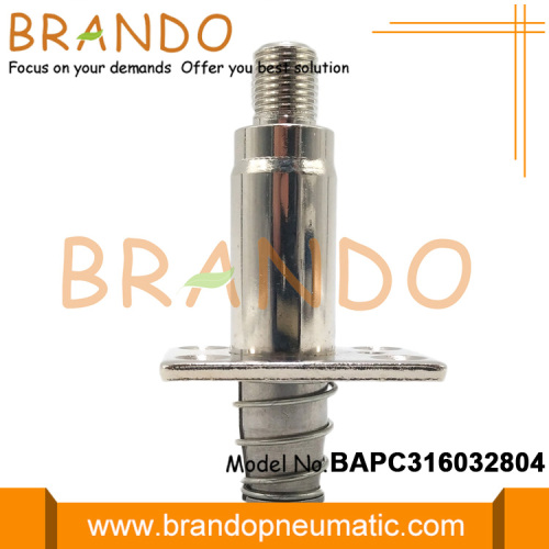 Tubo de armadura de válvula solenoide NC de 3/2 vías