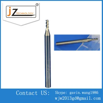 Precision CNC 2 fluteds ball nose Carbide end mills
