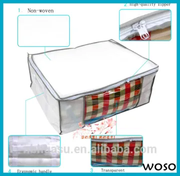 white cube vacuum storage bag for bedding