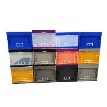 High Quality Foldable Plastic Collapsible Storage Boxes for Moving and Organization