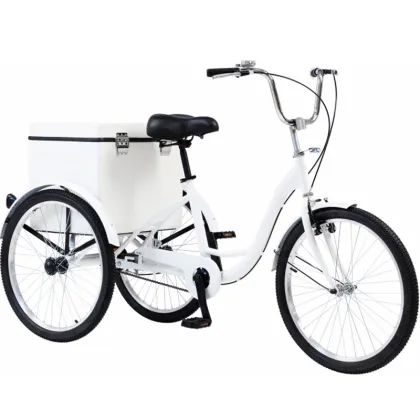 500W Electric Tricycle - OEM Aluminum Frame Fat Tire Pedicab for Family Use