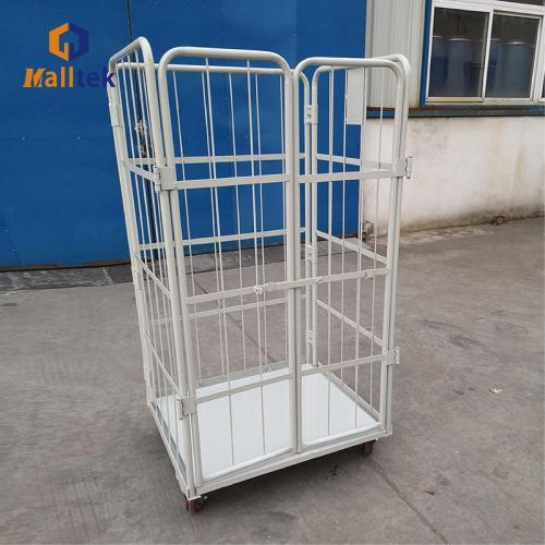 Roll Storage Container Foldable and Mobile Color Coasting Logistics Trolley Manufactory