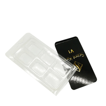 Double thermoformed clear plastic blister clamshell