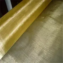 Factory Direct 500 Micron Woven Copper Wire Mesh Cloth Metallic Fabric