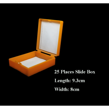 25 Places Storage Microscope Slide Box