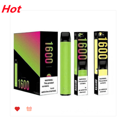 Não recarregável 1600 Puffs xxl