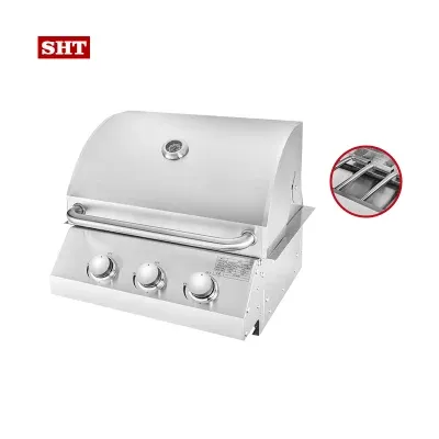 Outdoor Kitchen L Shape Tabletop Gas Grill Chef BBQ Grill Barbecue Grill Design