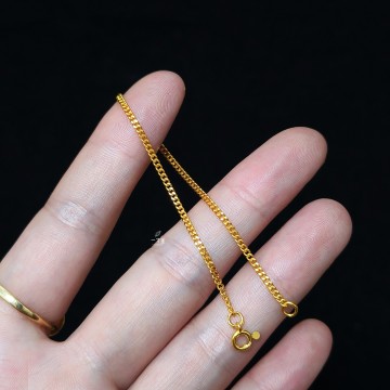 Thin Gold Chain Bracelet