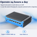 6 lan gigabit intel celeron 3865u mini pc