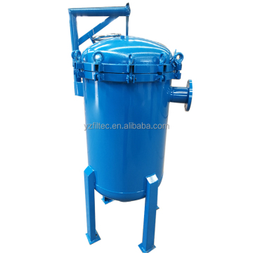 hot sale davit arm lifting cover design multi PP bag filter for water treatment irrigation water well river water treatment