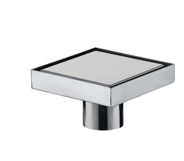 Black Square Stainless Steel 304 Invisible Anti-Odor Floor Drain Cover Wholesale