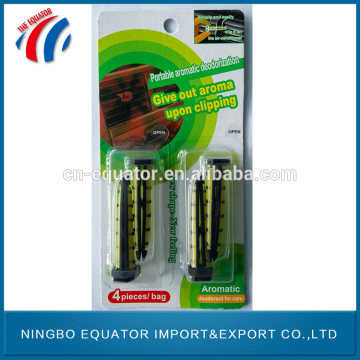 Europe hot selling colourful auto scents air freshener