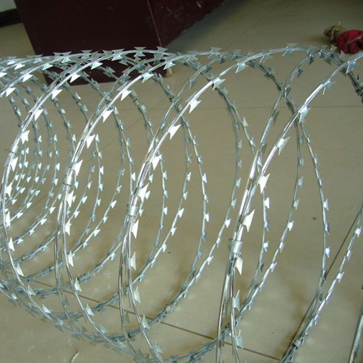 Hot Dip Galvanized High Security Razor Barbed Wire