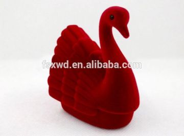 Various styles velvet jewelry gift boxes