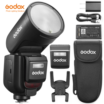 Godox v1 pro/v1pro ttl li-ion flash per canon Nikon Sony Fuji Olympus