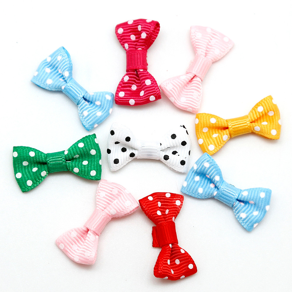 Dot Ribbon Bow Colorful