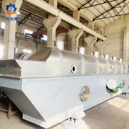 Egg Horizontal Vibrating fluid bed dryer