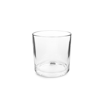 Jar de velas de vidrio bucal personalizado de 550 ml de ancho