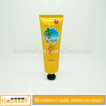 Yellow Baby Suncreen Cream Tube / 8 oz Tube For Care Skin Protectant Cream