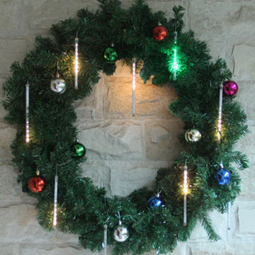 LED Christmas light, 1.5V alkaline battery, length 17cm, indoor decoration