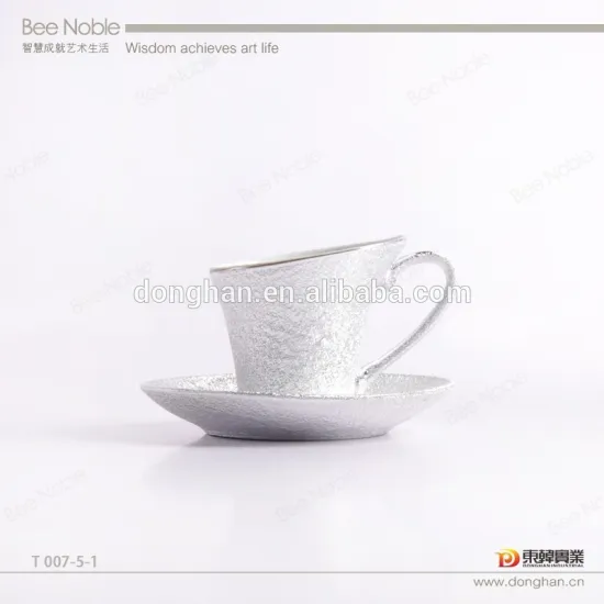 Unique shape electroplated cake mugs