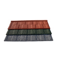 Easy installation colored stone roofing metal tile