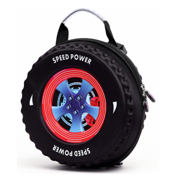 New design fashionable travel eva hard shell tire kids school bag backpack