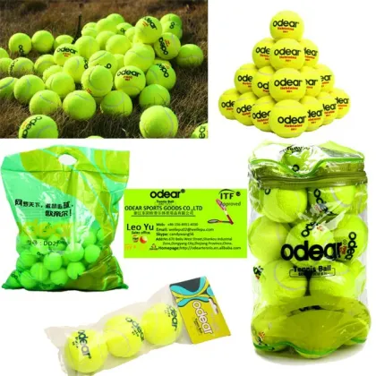 Professional match tennis ball factory