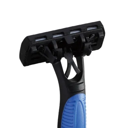 Professional Twin Blades Shaving Razor: Comfortable, Pivoting Head, High-Quality Disposables for Smooth Shaves