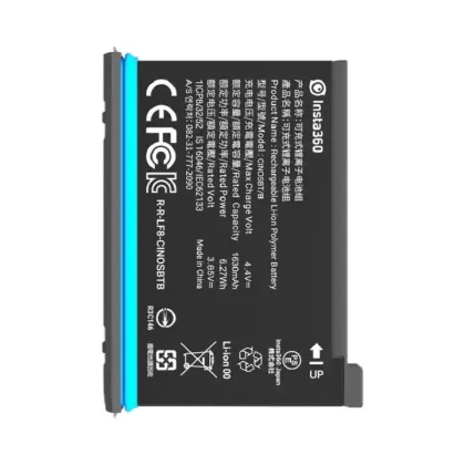 Insta360 X3 Original Battery - Power Accessories for Insta360 OneX3 Camera