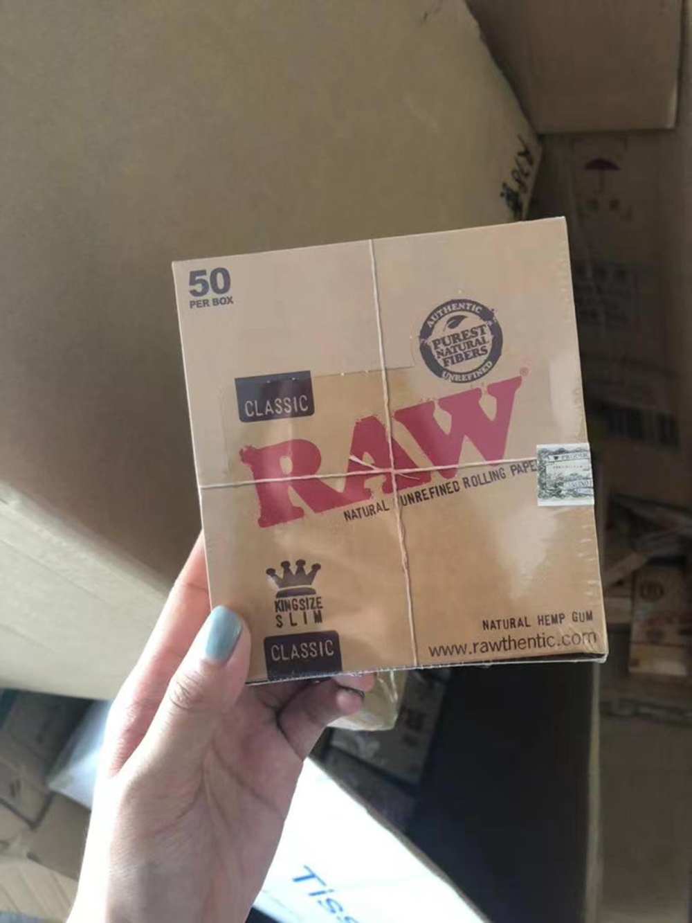 Wholesale Raw Classic King Size Cone Papers