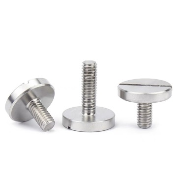 Flat Large Round Head Slotted Thumb Screw