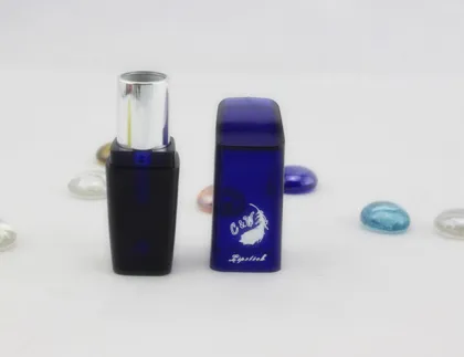 Beauty Vase Shaped Blue Lipstick Container